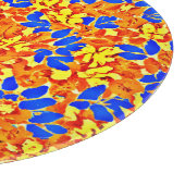 Planche À Découper Motif de feuillage couleur chic (Coin)