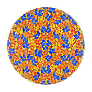Planche À Découper Motif de feuillage couleur chic