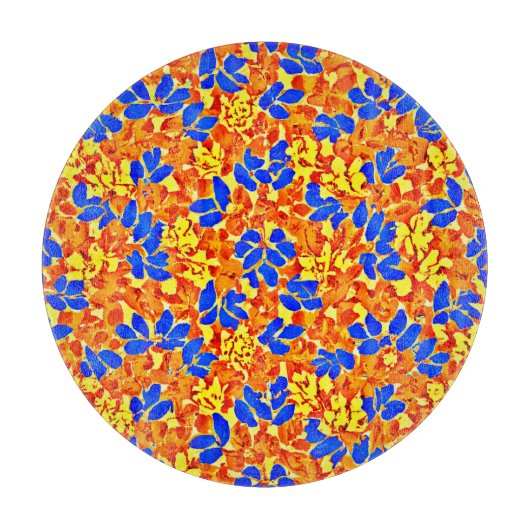 Planche À Découper Motif de feuillage couleur chic (Devant)