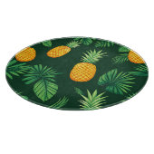 Planche À Découper Motif de feuilles d'ananas tropical (Coin)