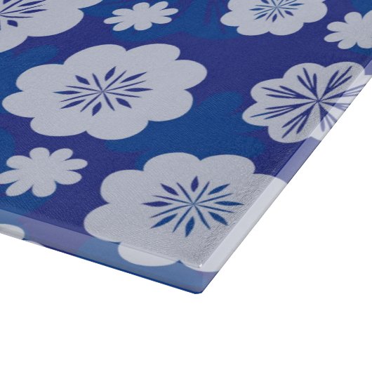 Planche À Découper motif de fleur (Coin)