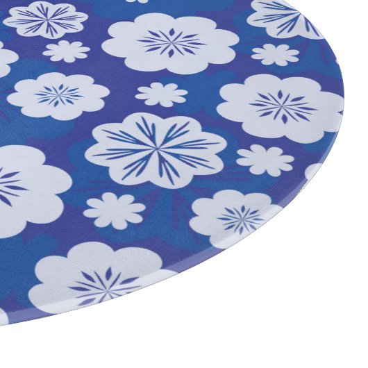 Planche À Découper motif de fleur (Coin)