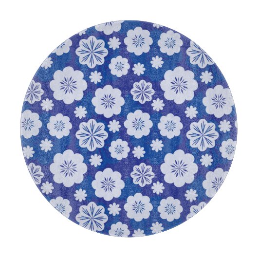 Planche À Découper motif de fleur (Devant)