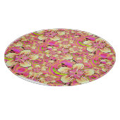 Planche À Découper motif de fleur rose funky (Coin)