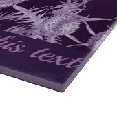 Planche À Découper Motif de fleur violette de CHARDON (Coin)