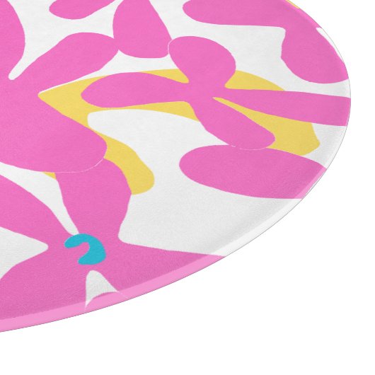 Planche À Découper Motif de fleurs (Coin)