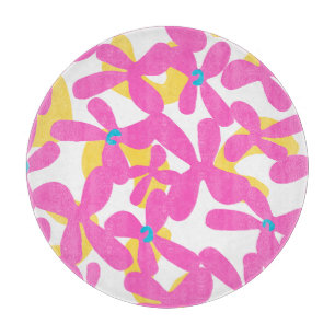 Planche À Découper Motif de fleurs