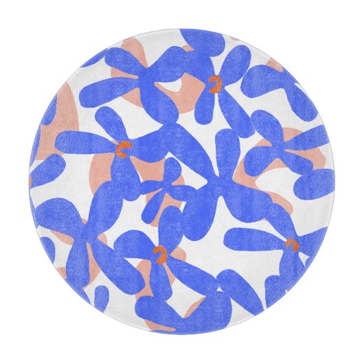 Planche À Découper Motif de fleurs 2 (Devant)