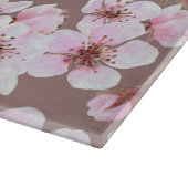 Planche À Découper Motif de fleurs de cerisiers (Coin)