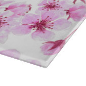 Planche À Découper Motif de fleurs de cerisiers (Coin)