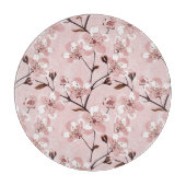 Planche À Découper Motif de fleurs de fleurs de cerisier (Devant)