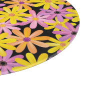 Planche À Découper Motif de fleurs de Gerbera, arrière - plan (Coin)