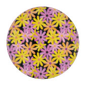 Planche À Découper Motif de fleurs de Gerbera, arrière - plan (Devant)