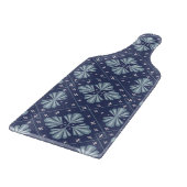 Planche À Découper Motif de formes géométriques bleues (Coin)