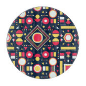 Planche À Découper Motif de formes géométriques multicolores (Devant)