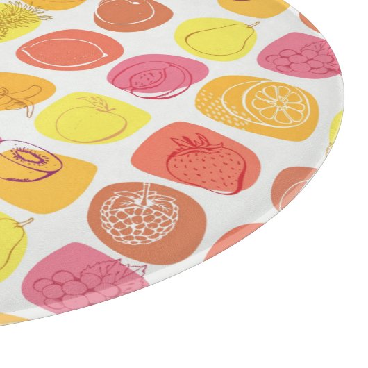 Planche À Découper Motif de fruit (Coin)