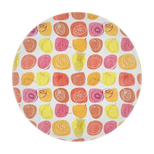 Planche À Découper Motif de fruit (Devant)