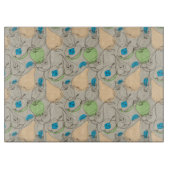 Planche À Découper Motif de fruits (Devant)