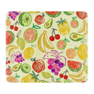 Planche À Découper Motif de fruits