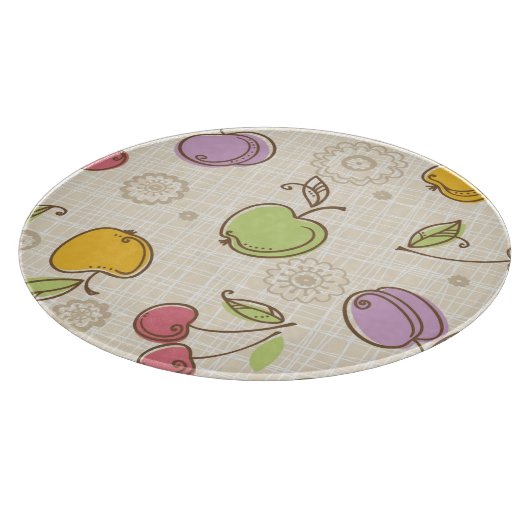 Planche À Découper Motif de fruits (Coin)