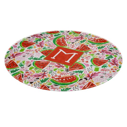 Planche À Découper Motif de fruits peint à la main (Coin)