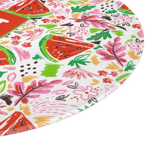 Planche À Découper Motif de fruits peint à la main (Coin)