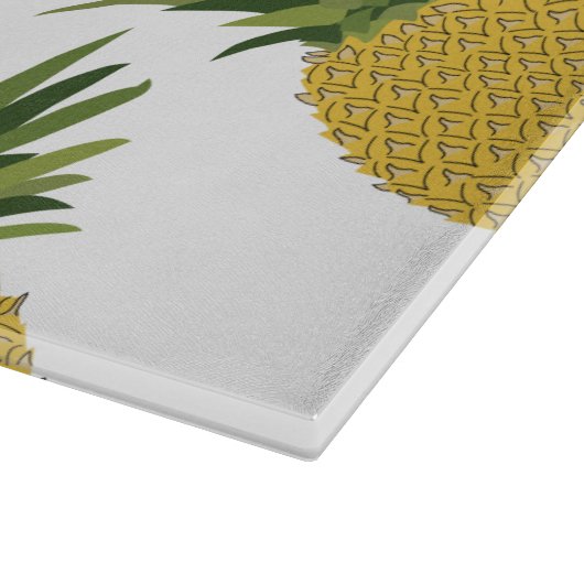 Planche À Découper Motif de fruits tropicaux à l'ananas (Coin)