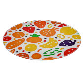 Planche À Découper Motif de fruits vibreux (Coin)