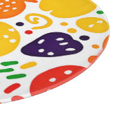 Planche À Découper Motif de fruits vibreux (Coin)