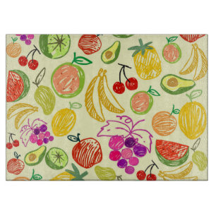 Planche À Découper Motif de gribouillis