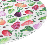 Planche À Découper Motif de jardin végétal aquarelle (Coin)