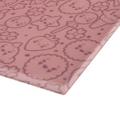 Planche À Découper Motif de Kawaii avec les gâteaux mignons (Coin)