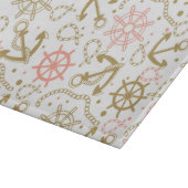 Planche À Découper Motif de la Ancre d'or (Coin)