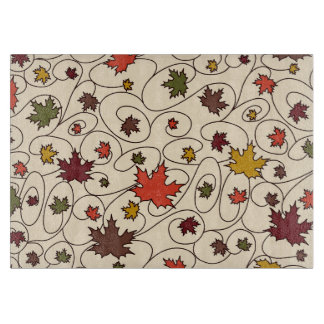 Planche À Découper Motif de la feuille d'érable à boudin