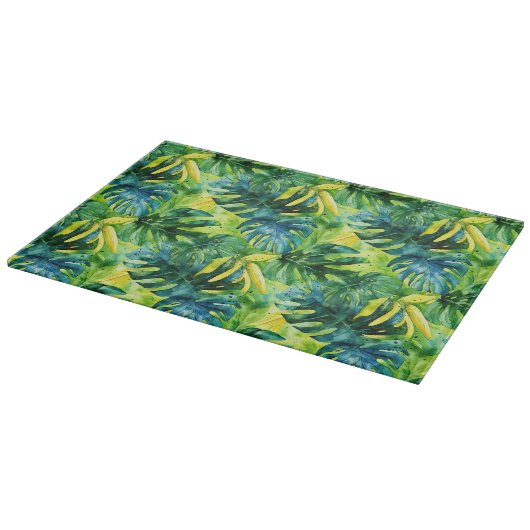 Planche À Découper Motif de la maison de plage Tropical (Coin)