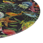 Planche À Découper Motif de la vie marine de couleur 1 (Coin)