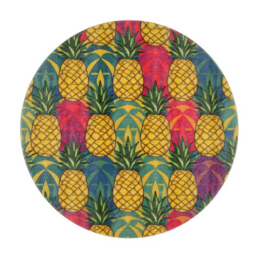 Planche À Découper Motif de l'ananas (Devant)