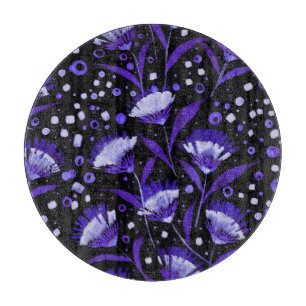 Planche À Découper Motif  de l'aquarelle Abstraite