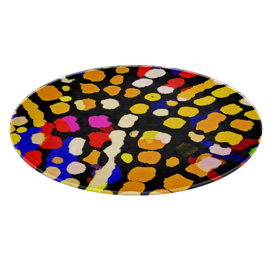 Planche À Découper Motif de lecture couleur expressif (Coin)