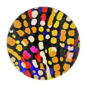 Planche À Découper Motif de lecture couleur expressif