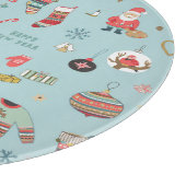 Planche À Découper Motif de l'enlèvement de Noël du sapin des neiges (Coin)