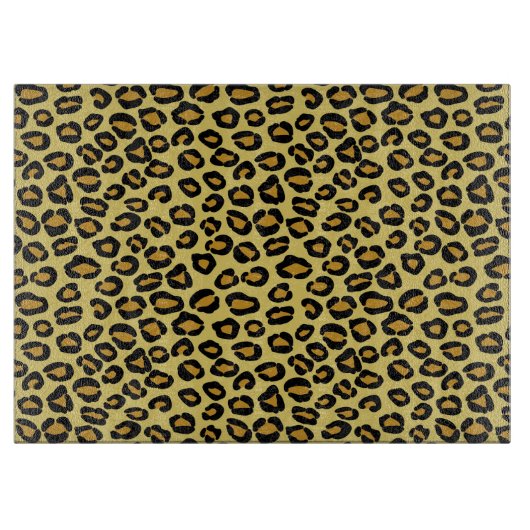 Planche À Découper Motif de léopard (Devant)