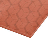 Planche À Découper Motif de ligne de cube tendance, rétro, dynamique (Coin)