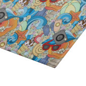 Planche À Découper Motif de loisirs d'été (Coin)