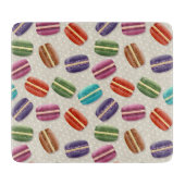Planche À Découper Motif de macarons colorés (Devant)