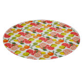 Planche À Découper Motif de marguerite blanche florale au citron (Coin)