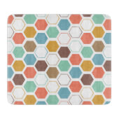 Planche À Découper Motif de module de ruche d'abeille (Devant)