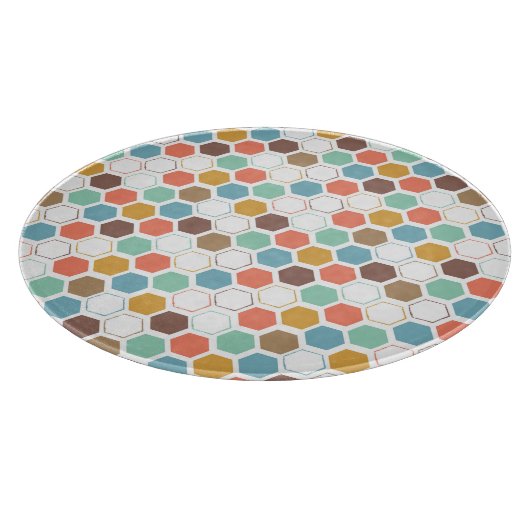 Planche À Découper Motif de module de ruche d'abeille (Coin)