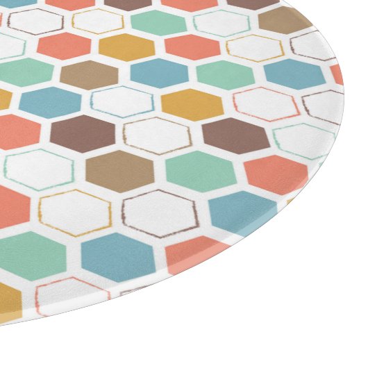 Planche À Découper Motif de module de ruche d'abeille (Coin)