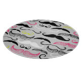 Planche À Découper Motif de moustache, rétro style (Coin)